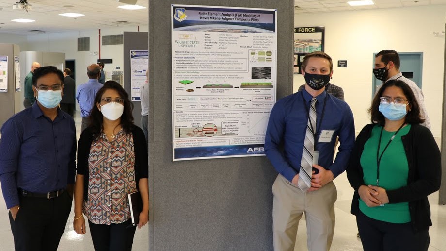 Lab group photo at Air Force Research Lab